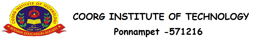 Coorg Institute of Technology, Ponnampet Logo