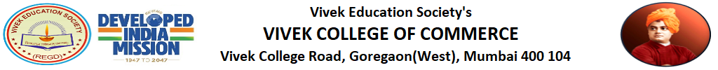 Vivek Education Society's Vivek College of Commerce - Mumbai Logo
